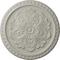 Ekena Millwork Emeryville Ceiling Medallion, Hand-Painted Pot of Cream, 16 7/8"OD x 5/8"P CM16ERPCF - alternate 1
